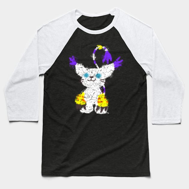 Gatomon Baseball T-Shirt by bulby